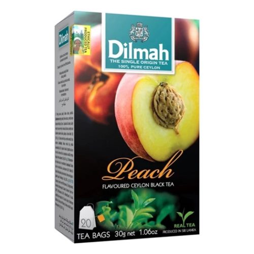 Dilmah Peach fekete tea 20*1,5g/Barack/12/