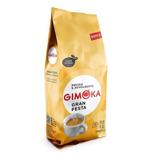 Gimoka Gran Festa szemeskávé 1000g/arany