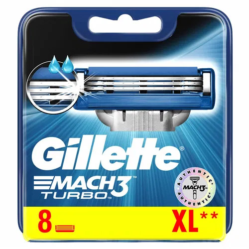 Gillette borotvabetét 8 db Mach3 Turbo 3D