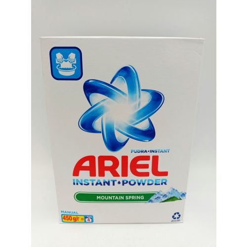 Ariel mosópor dobozos kézi 4 mosás 450 g Mountain Spring